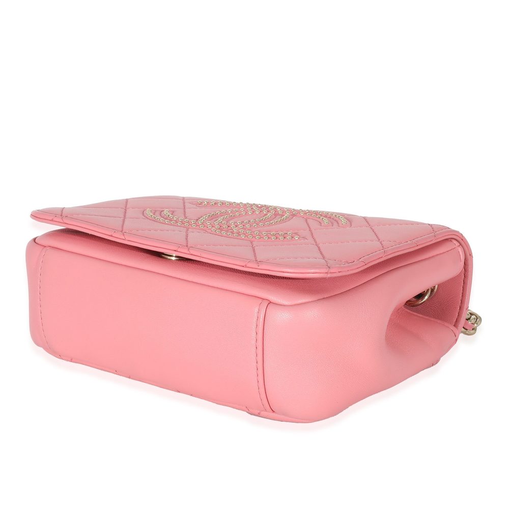 Chanel Pink Quilted Calfskin Beauty Begins Flap Bag - Picture 5 of 5